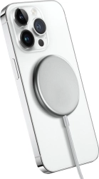 Bežički punjač MagSpot MagSafe 15W Srebrni