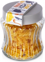 Staklena posuda za suhe namirnice 900 ml