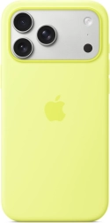 Silikonska futrola s MagSafe za iPhone 17 Pro Max – neonski žuta