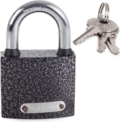 Lokot 50 mm s kaljenim lukom i 3 ključa