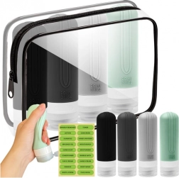 Putna kozmetička torbica Trizand 25760 s bočicama za kozmetiku