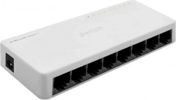 Mrežni preklopnik QOLTEC 8× RJ45, 100 Mb/s Fast Ethernet LAN
