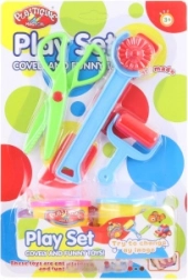 Modelirni set za djecu s rezačem, škarama i valjkom