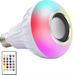 šarena LED RGB žarulja E27 s Bluetooth zvučnikom i daljinskim upravljačem