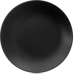 Keramički desertni tanjur crni 20,5 cm