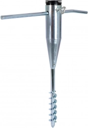 Metalni vijčani stalak za vrtni i plažni suncobran 57 cm