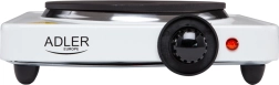 Električna jednostruka kuhala ploča ADLER 1500 W, bijela