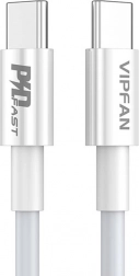 Kabel USB-C na USB-C Vipfan P02 1 m bijeli