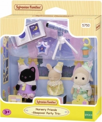 Sylvanian Families Baby Trio na pidžama zabavi