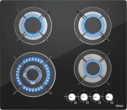 Staklena plinska ploča za kuhanje ISEASY 60 cm
