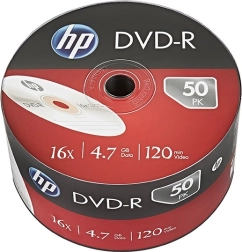 HP DVD-R 16× 4,7 GB, pakiranje 50 kom