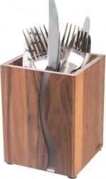 Drveni stalak za kuhinjski pribor River od bagremova drva
