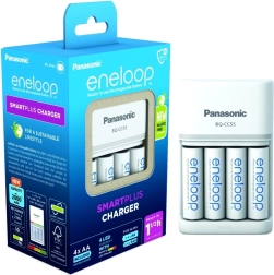 Eneloop punjač Smart and Quick BQCC55 + 4x AA baterije