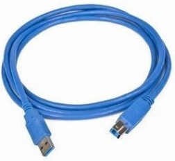 USB 3.0 kabel AB (AM–BM) 1,8 m plavi
