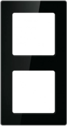 Dvostruki okvir za Avatto prekidače (crni)