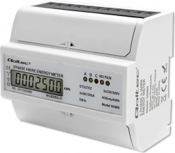 Trofazno dvosmjerno elektroničko brojilo s montažom na DIN šinu