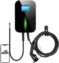 Zidni punjač za električna vozila BESEN BS20 22 kW s aplikacijom