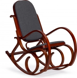 Zvonasto stolac ModernHome s drvenim klizačima i mekim presvlakama