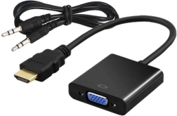 Adapter HDMI (M) na VGA (F) s audiom