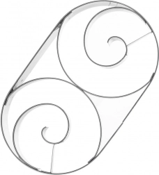 Metalni kalup za izrezivanje kiflice 13 cm Orion od nehrđajućeg čelika