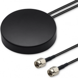 vanjska višesmjerna GPS + 4G/GLONASS antena s 2× SMA