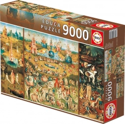 Puzzle od 9000 dijelova Vrt zemaljskih užitaka