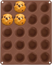 Silikonski kalup za mini muffine 20 kom Orion