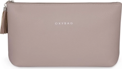 Putna kozmetička torbica Elegance Maxi mocca (eko koža), 30 × 19 × 8 cm