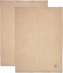 Pamučne kuhinjske krpe bež 70 × 50 cm, set 2 kom