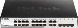 Gigabitni inteligentni preklopnik DGS-1210-20/E sa 16 GE portova i 4 SFP