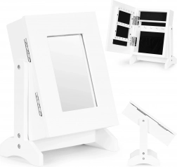 Kutija za nakit sa zrcalom ModernHome, bijela