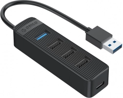 Orico USB hub 1× USB 3.0 i 3× USB 2.0, crni