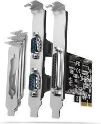 PCIe kontroler s paralelnim LPT priključkom i 2× serijskim RS232 AXAGON