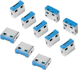 Blokada USB priključaka bez ključa, set 10 kom