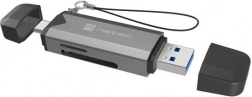 Čitač kartica NATEC Scarab 3 USB‑A/USB‑C s podrškom za OTG