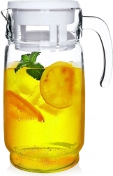 Stakleni vrč s poklopcem 2 l