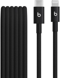 Kabel BEATS USB‑C na Lightning 1,5 m pleteni – crni