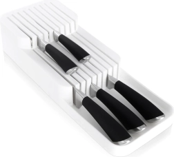 Bijeli organizator za noževe za ladicu 39 × 14,5 × 7,5 cm VILDE