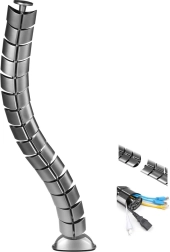 Stolni organizator kabela MACLEAN MC-768 S, srebrni