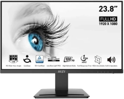 Msi pro mp243x 24" led monitor fhd 100 hz crni