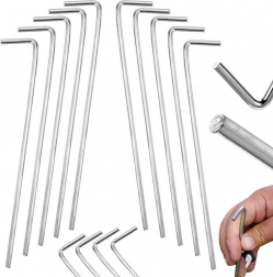 Čelični klinovi za šatore L 24 cm – set 10 kom