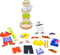 Magnetične odijevajuće slagalice sportske aktivnosti Bigjigs Toys