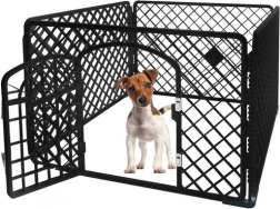 Plastični ograđeni prostor za kućne ljubimce 90 × 90 × 60 cm