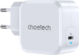 USB‑C punjač 45 W s Power Delivery – Choetech (bijela)