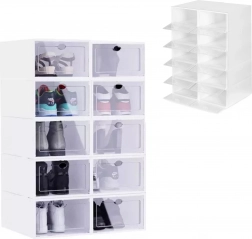 Modularni plastični organizator za cipele, set 10 kom MODERNHOME