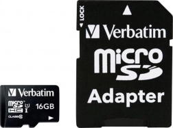 Verbatim memorijska kartica 16GB microSDHC UHS-I s adapterom