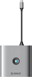 Adapter Orico 8u1 HDMI 4K, 3x USB-A 3.0, USB-C, 100W PD, SD/TF