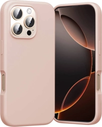 Silikonska futrola Vention za iPhone 16 Pro s MagSafe (roza)