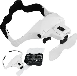 Čeona lupa s LED osvjetljenjem, 5 izmjenjivih leća