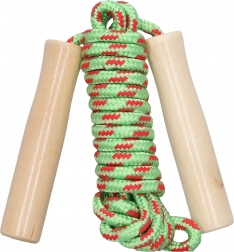 Uže za preskakanje s drvenom ručkom 250 cm